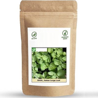 Biosnyg Italian Large Leaf Basil- Seed(1000 per packet)