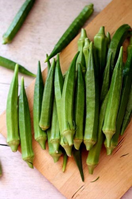 WILLVINE Okra Hybrid F1 Supreme Seeds-[100 Seeds] Seed(100 per packet)