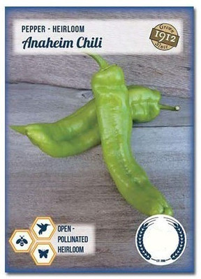 CYBEXIS Anaheim Heirloom Pepper Chilli1200 Seeds Seed(1200 per packet)