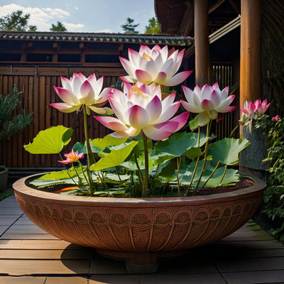 Silba Vibrant, Aquatic Flower Lotus Seeds, Kamal Seed Seed(27 per packet)