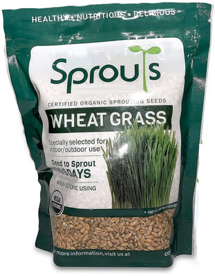 Biosnyg Fast Growing Hard Red Winter Wheatgrass Seeds for Hydroponics-(5000 Seeds) Seed(5000 per packet)