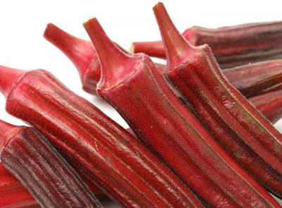 BDSresolve exotic red lady finger seeds Seed(24 per packet)