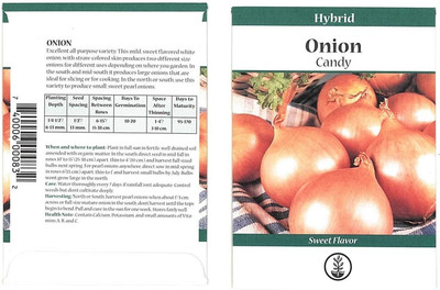 Qualtivate HYB-1A Candy Hybrid Onion Garden Seeds Seed(500 per packet)