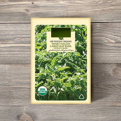 Qualtivate XLL-7 Basil 'Sweet Nufar' Seed(1000 per packet)