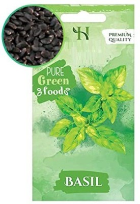 CYBEXIS F1 Hybrid Herbs Seeds-Basil4000 Seeds Seed(4000 per packet)