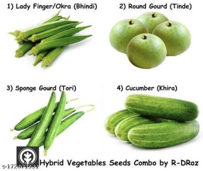 FRESHO All Mixed Vegetable Seeds Seed(525 per packet)