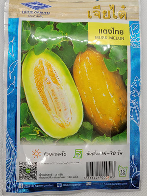 CYBEXIS HUA-82 - Thai Asian Musk Melon - (150 Seeds) Seed(150 per packet)