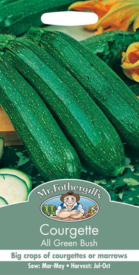 CYBEXIS Vegetable Seeds, COURGETTE All Green Bush Zucchini100 Seeds Seed(100 per packet)