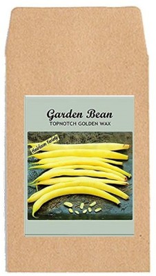 CYBEXIS Hybrid Vegetable Seeds-Garden Beans Golden Wax-100 Seeds Seed(100 per packet)