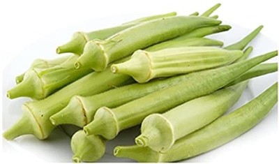 Qualtivate XXX-2A WHITE VELVET OKRA Seed(350 per packet)