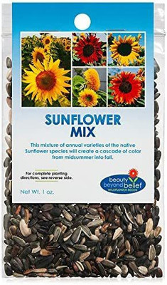 VibeX PAU-45 - Sunflower Wildflower Mix - (1350 Seeds) Seed(1350 per packet)