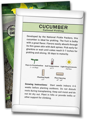 WILLVINE National Pickling Cucumber Seeds Seed(2500 per packet)