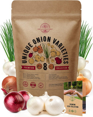 Qualtivate PUA-6A 8 Onion Variety Combo Seed(500 per packet)