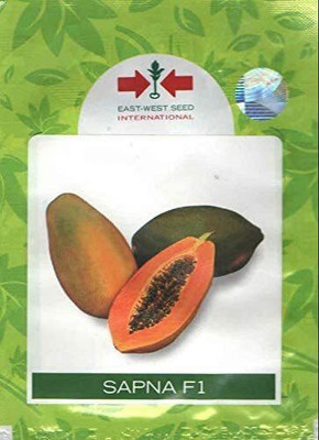 STOKIYA sapna f1 hybride veriety papaya seed (1400 0 Seed(10 per packet)