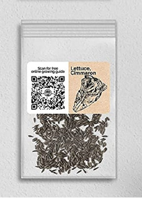 WILLVINE Organic F1 Hybrid Cimarron Red Romaine Lettuce-5000 Seeds Seed(5000 per packet)