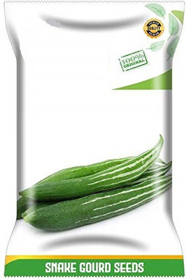 WILLVINE NDIR-136 Open Pollinated Snake Gourd Seeds Seed(50 per packet)
