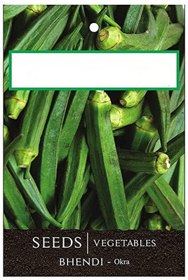 CYBEXIS Bhendi/Okra Hybrid Seeds1600 Seeds Seed(1600 per packet)