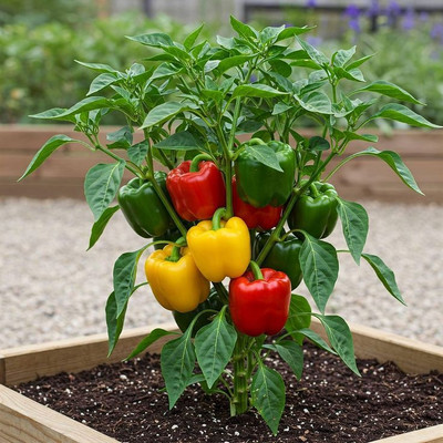 VOLU F1 Hybrid Capsicum Seeds Seed(104 per packet)