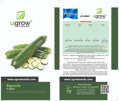 Finiox FRESH HARVEST LONG SQUASH EXQUISITE FLAVOR IN EVERY BITE Seed(20 per packet)