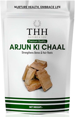 THH Organic Arjun ki Chaal - Dried- Arjuna Tree Bark - Raw Seed(1 kg)