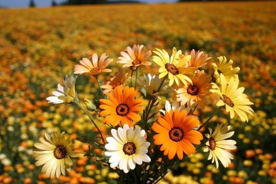 VibeX LX-98 - Hybrid African Mix Daisy Flower - (180 Seeds) Seed(180 per packet)