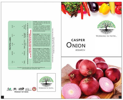 WILLVINE GOI -I Casper Red Onion(Research) [25g] Seed(15000 per packet)