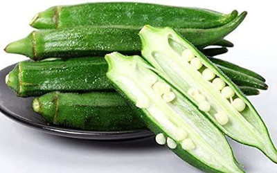 CYBEXIS Rare Okra Seeds800 Seeds Seed(800 per packet)