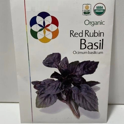 VibeX ® VXI-56 Red Rubin Purple Basil Seed(1000 per packet)