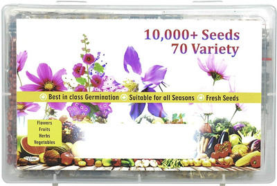 CYBEXIS Flower, Fruit, Herbs, Vegetable seeds combo(70 variety) Seed(10 g)