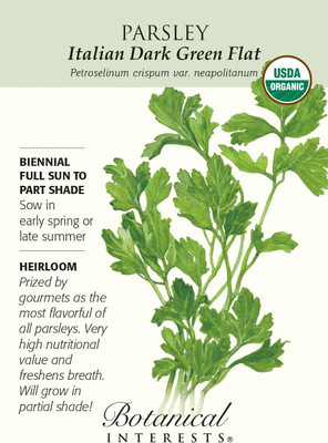 Qualtivate RES-2A Italian Flat Leaf Parsley,Green Seed(200 per packet)
