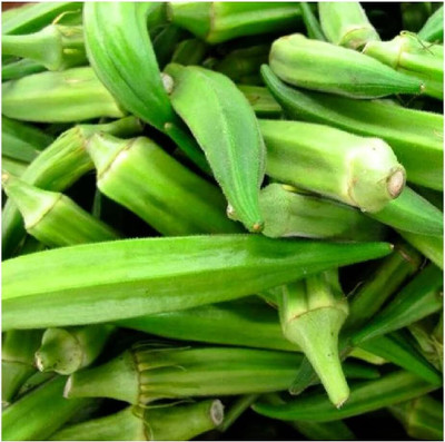 Qualtivate RES-2A Emerald Okra Seeds Seed(350 per packet)