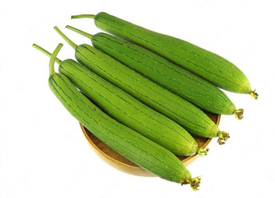 Biosnyg Fresh Sponge Gourd Saumya Vegetable Seeds for Home Gardening (500 Seeds) Seed(500 per packet)