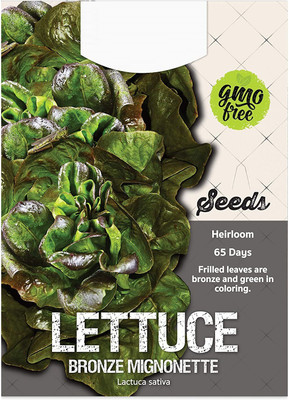 VibeX LX-13 - Bronze Mignonette Lettuce - (1350 Seeds) Seed(1350 per packet)