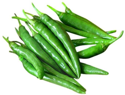 DivyaGarden green chilli seeds for home garden Seed(200 per packet)