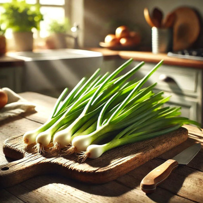 KNESSiN F1 Hybrid Japanese Green Onion Seeds for Terrace Gardening-(1200 Seeds) Seed(1200 per packet)