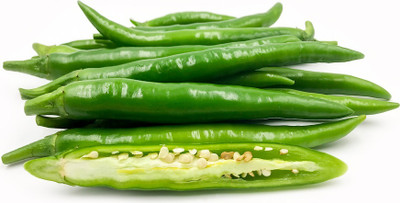 granthi हरी मिर्च Green Chillies High Quality Seed(2500 per packet)