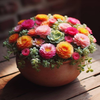Flipkart SmartBuy Exotic Portulaca Flower Mix Seed(50 per packet)