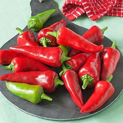 CYBEXIS High Germination Red Fresno Hot Chili Pepper Seeds2000 Seeds Seed(2000 per packet)