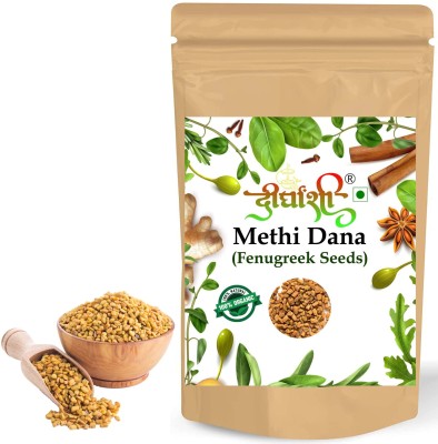 Dirghaanshi Fenugreek Seed, Whole Methi Dana Seed, Menthya, Vendhayam, Menthulu Seed Seed(125 g)