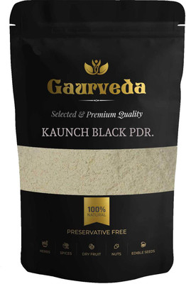 GAURVEDA Kaunch Kala Powder- Mucuna Pruriens - Black Kaunch Seeds Powder - Cowhage Seed(250 g)