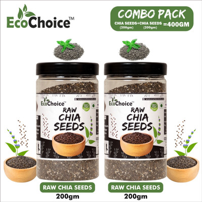 Ecochoice Raw chia Seed Seed(400 g)