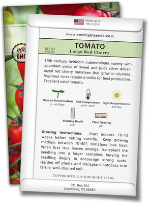 Qualtivate XXX-1A Large Red Cherry Tomato Seed Seed(300 per packet)