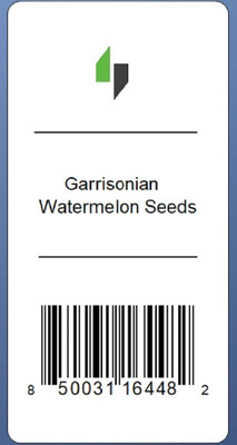 Qualtivate PUA-8A Garrisonian Watermelon Seeds Seed(100 per packet)