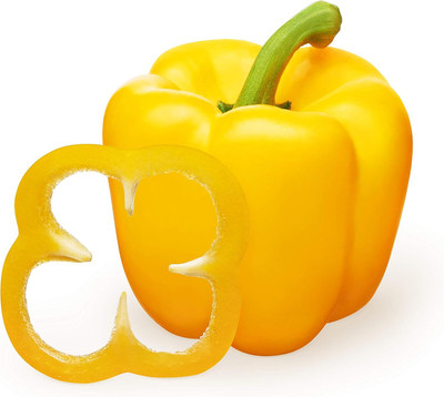 Biosnyg Open-Pollinated Yellow Canary Capsicum Seeds for Terrace Gardening-(100 Seeds) Seed(100 per packet)