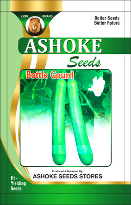 ASHOKE Seeds Ghiya Seeds Kaddu Tinda Seeds Sorakkai Seeds High Yield Sorakaya Seeds Seed(25 per packet)