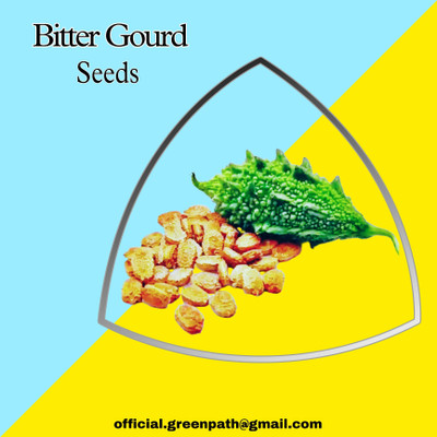 Greenpath KARELA SEEDS, BITTER MELON SEEDS, Bitter Gourd seeds Seed(42 per packet)