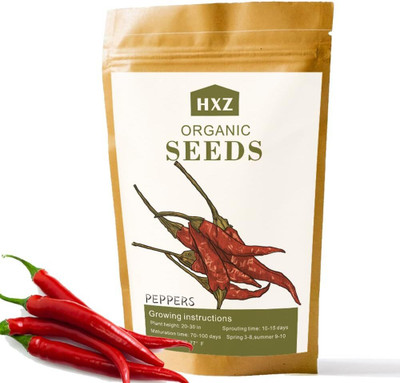 KNESSiN Heirloom Tabasco Hot Pepper Vegetable Seeds For Gardening-(2400 Seeds) Seed(2400 per packet)