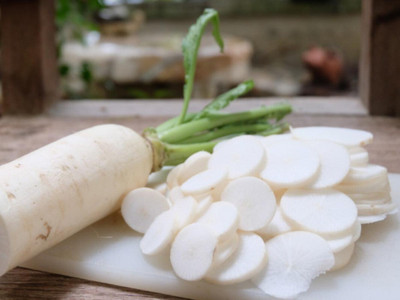 the green dotcom Upl Radish (Mulli) Vegetable Hybrid Variety Seed(105 per packet)