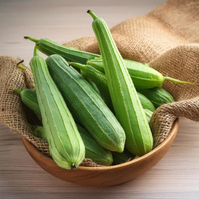 DEYS AGRO ™ ridge gourd seeds | luffa seeds, f1 hybrid ridge gourd vegetable seeds Seed(11 per packet)