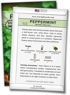 VibeX PAU-96 - Peppermint - (1350 Seeds) Seed(1350 per packet)